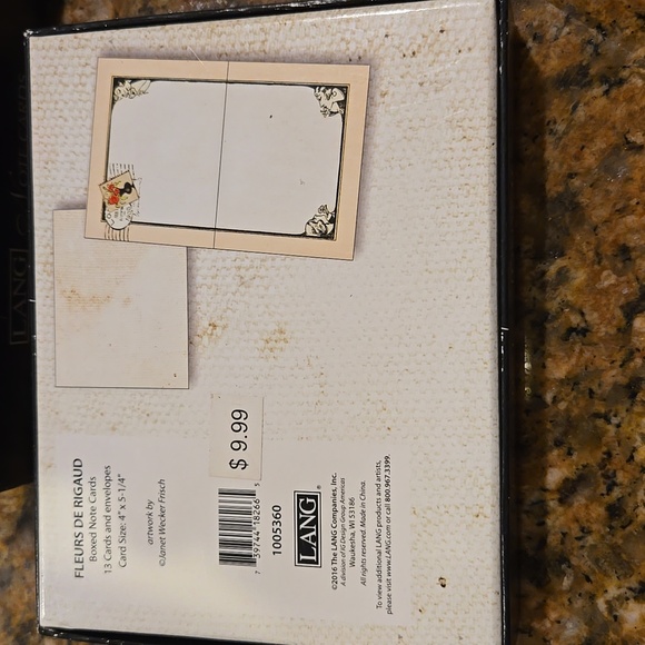 Flours de Rigaud Lang note cards - Picture 4 of 7